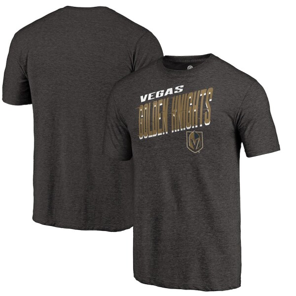 Fanatics Pánské Tričko Vegas Golden Knights Slant Strike Tri-Blend Velikost: