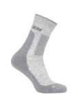 Pánské merino turistické ponožky ICEBREAKER Mens Hike+ Medium Crew, Blizzard Heather/Alloy velikost: 39-41,5 (S)