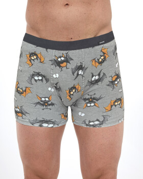 Boxerky Cornette Tattoo 280/252 Bat S-2XL šedá XXL