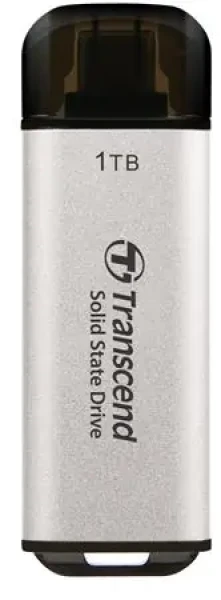 Transcend ESD300S Externí SDD 1TB šedá / USB-C 3.2 Gen 2 / R: 1050MBs / W: 950MBs (TS1TESD300S)