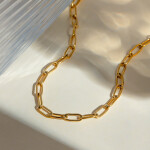 ELENYS Classic Chain – pozlacený náramek 18K žluté zlato Délka náramku: 19+6 cm / max. 25 cm
