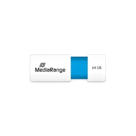MediaRange Flash disk Color Edition světle modrá / Flash Disk / USB-A 2.0 / 64GB / čtení 16MB/s / zápis 8MB/s (MR974)