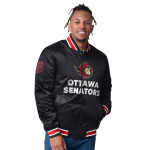 Starter Pánská bunda Ottawa Senators NHL Closer Reversible Varsity Satin Jacket Velikost: XL