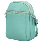 Trendy dámská koženková crossbody kabelka Kirké, světle modrá