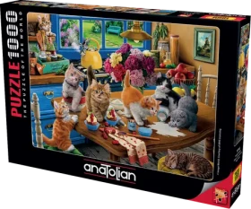 ANATOLIAN Puzzle Koťátka v kuchyni