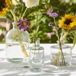 Ib Laursen Skleněná vázička Anna Clear 10 cm, čirá barva, sklo