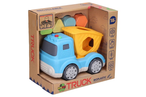 Sklápěcí auto vkládací s efekty 17 cm