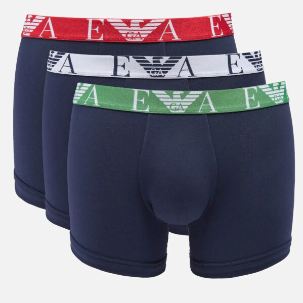 Pánské boxerky pack 111473 2F715 70435 tm.modrá Emporio Armani tm.modrá