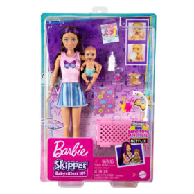 Barbie chůva herní set - spinkání