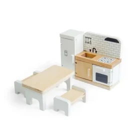 Bigjigs Toys Dřevěný nábytek do domečku pro panenky Kuchyň