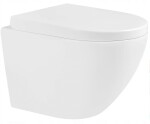MEXEN - Lena Závěsná WC mísa včetně sedátka, duroplast, bílá 30220200
