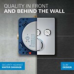GROHE - Vitalio SmartActive Sprchový set s termostatem pod omítku, 31x31 cm, 2 proudy, chrom 34875000