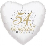 54. narozeniny balónek srdce Balonky.cz 54. narozeniny balónek srdce Balonky.cz
