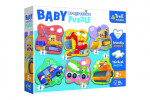 Trefl Puzzle Baby Na staveništi 6v1 (2-6 dílků)