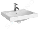 GEBERIT - Acanto Umývátko 450x380 mm, otvor pro baterii, s přepadem, bílá 500.636.01.2