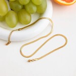 ELENYS Seline – pozlacený náhrdelník 18K žluté zlato Délka: 38+5 cm / max. 43 cm