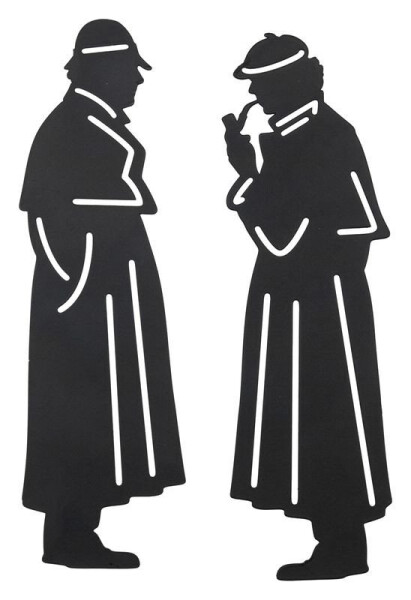 Záložky mosazné 2ks Sherlock Holmes