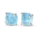 Emporial stříbrné náušnice GU-DR1622122E-SILVER-AQUAMARINE