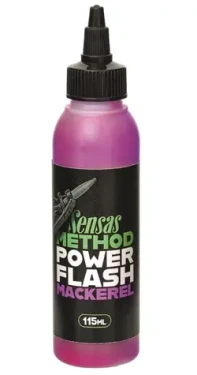Sensas Gel Power Flash růžová / Booster gel / makrela / 115 ml