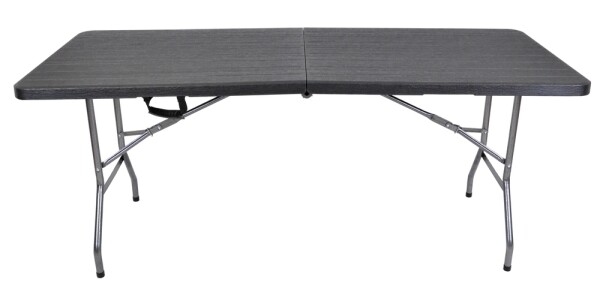 Rojaplast Stůl CATERING 180x74 cm ČERNÝ wood