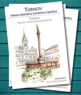 Turnov | Město drahého kamene a šperku, antistresové omalovánky, Blanka Kučerová