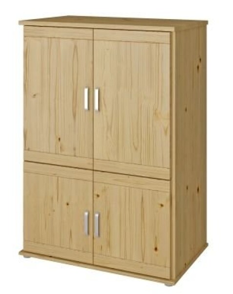HP-Nábytek Skříň Beta 2D Praktik SMRK ROZMĚR: (š/v/h) 95 x 135 x 55 cm policová