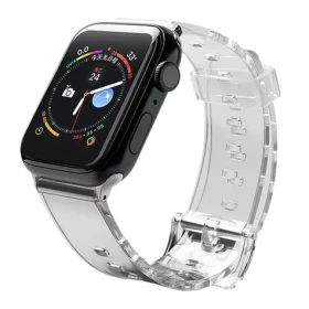 Hurtel Silikonový řemínek pro Apple Watch 38/40/41 mm černá / Řemínek / Silikonový