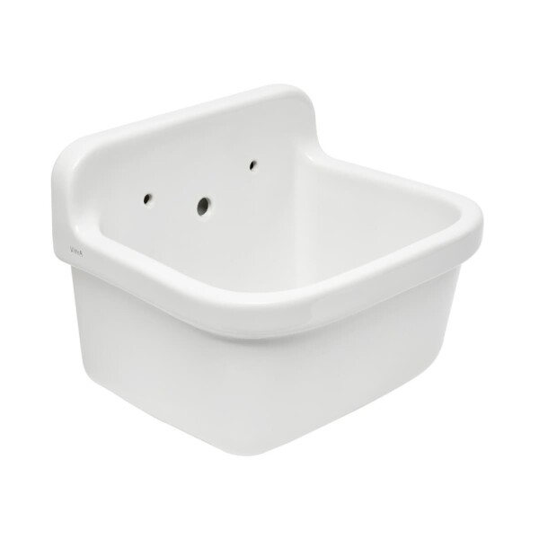 VitrA závěsná výlevka bez mřížky 43x37x26,5 cm bílá 6109-003-0012 6109-003-0012