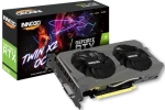 Inno3D GeForce RTX 3050 Twin X2 OC 8GB / 1552 - 1792 MHz / 8GB GDDR6 / 128-bit / 1x DVI + 1x HDMI + 1x DP / (6) (N30502-08D6X-1711VA41)