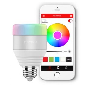 MiPow Playbulb Smart LED žárovka E27 5W 40W RGB, bílá MP-BTL201-WT