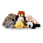 Plyšový medvěd LazyAnimals bílý 29 cm