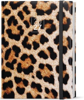 Týdenní diář Prokop Lamino B6 Leopard