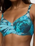 Dámská plavková podprsenka Summer Fleur W 02 - Triumph tmavá kombinace tyrkysové (M025) 040C