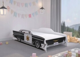 DumDekorace Kvalitní dětská postel pro mladého šerifa 160 x 80 cm