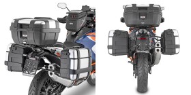 Plo7713Mk trubkový nosič PL One-Fit pro Ktm S. Adv. 1290 R/S (21-25) pro boční kufry Monokey
