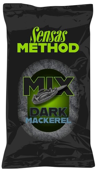 Sensas Method Mix 1kg - Dark Mackerel,Sensas Method Mix 1kg - Dark Mackerel