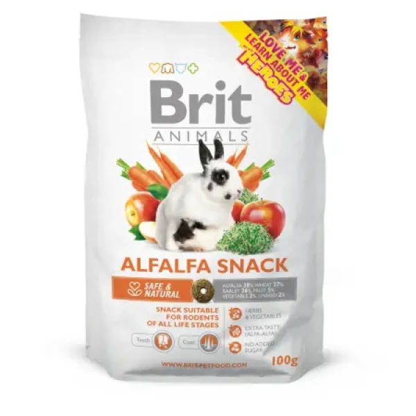Brit Animals Alfalfa Snack for Rodents 100 g