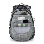 Bagmaster LINCOLN 26 A studentský batoh – černo-bílý