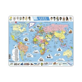 Puzzle Svět: Politická mapa 107 dílků