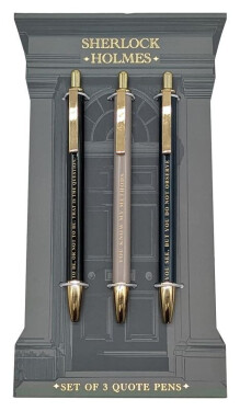 Kuličková pera 3ks Sherlock Holmes