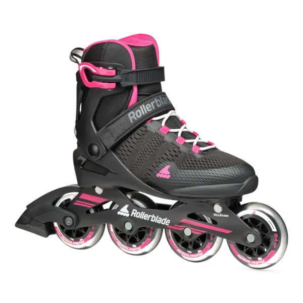 Kolečkové brusle Rollerblade Sirio 84 W, Black/Violet Velikost EUR: 42