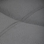 TV a relaxační křeslo, manuální polohování, potah šedá látka v dekoru kůže