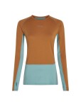 ICEBREAKER Wmns 200 ZoneKnit LS Crewe, Hydro/Trail/Cb (vzorek) velikost: S