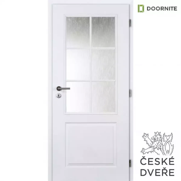 Interiérové dveře Aulida 2/3 Sklo Bílé 90P