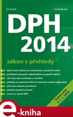 DPH 2014 - zákon s přehledy - Jiří Dušek e-kniha