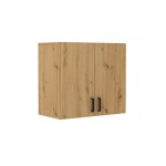 Horní skříňka 2F Malta 104 Barva korpusu: Šedá + Dub artisan