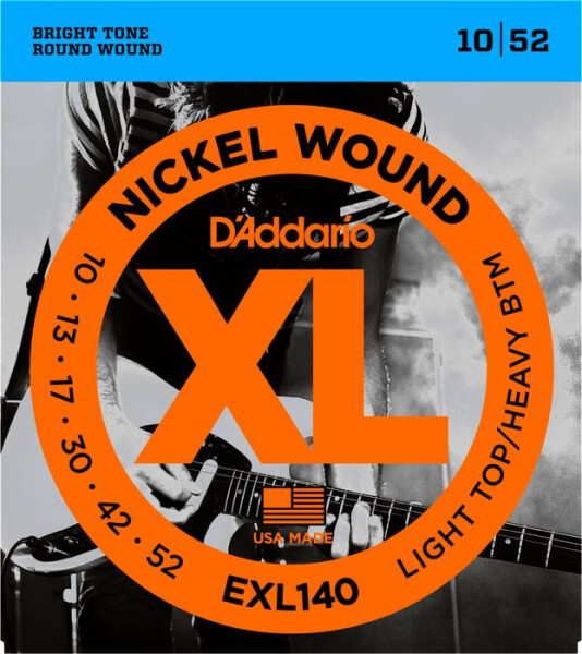 D'Addario EXL140 Light Top/Heavy Bottom - .010 - .052