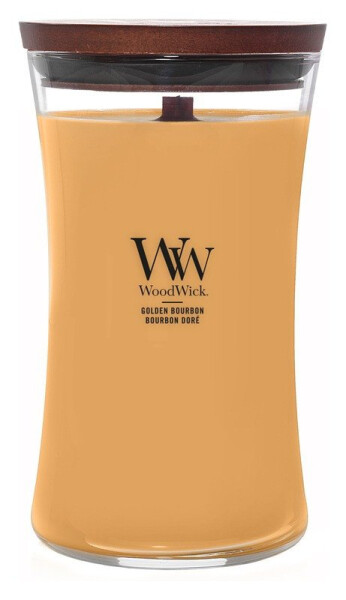 WoodWick svíčka: Golden Bourbon 609g