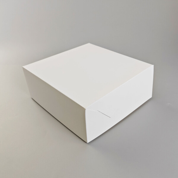 Cake star dortová krabice JOY bílá nepromastitelná 25x25x9,5cm