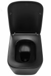REA - Závěsná WC mísa Julio Black Matt REA-C6550